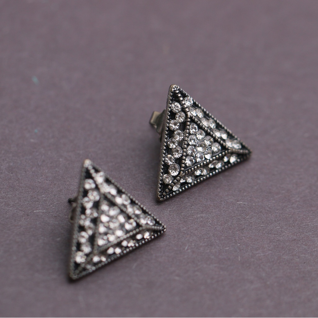 Lulu Frost Emergence Triangle Studs